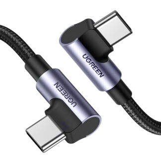 UGREEN  USB-C to USB-C 両端L字 急速充電ケーブル 100W